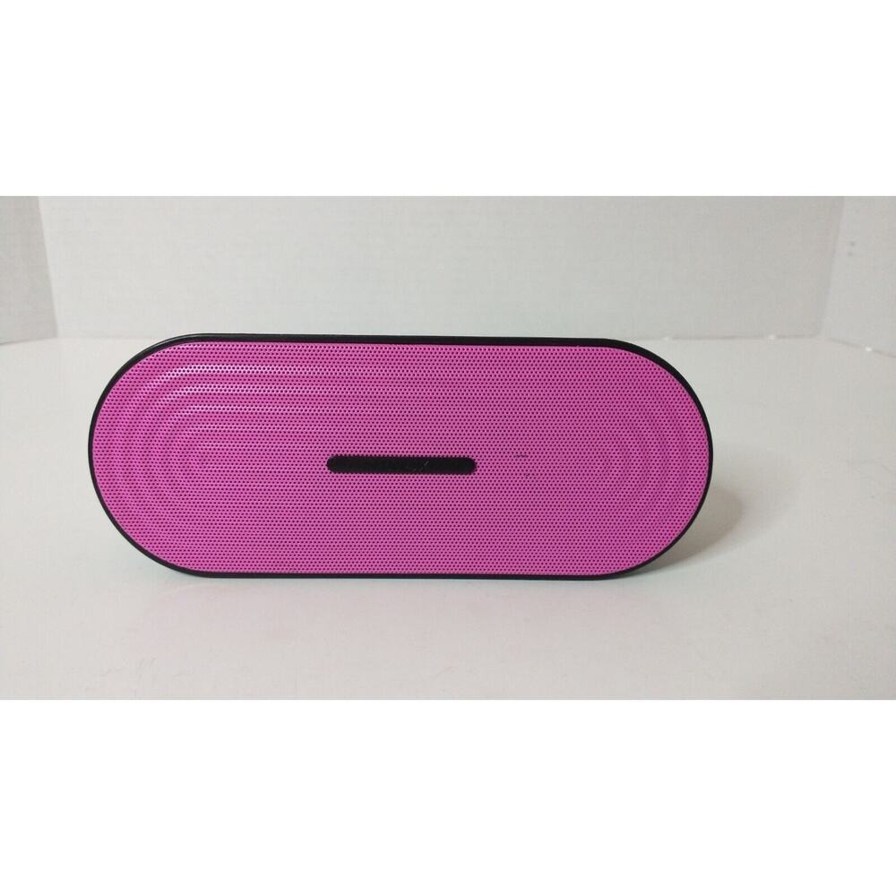 HMDX rave Portable rechargeable Bluetooth Speaker Pink Works Great
